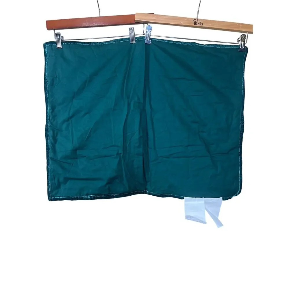 Teal Velvet Pillow Case *Dimension in Picture*